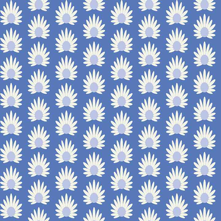 Azure Fleur Peel & Stick Wallpaper - York Wallcoverings - SCS6059 - York Wallcoverings Wallpaper