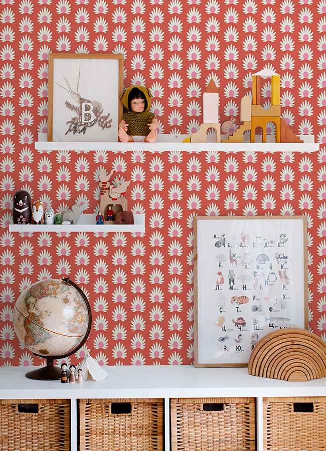Valentino Fleur Peel & Stick Wallpaper - York Wallcoverings - SCS6060 - York Wallcoverings Wallpaper
