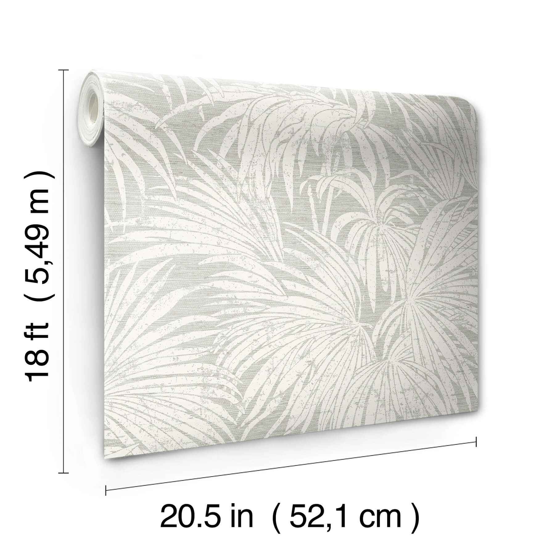 Neutral Cassava Palm Peel and Stick Wallpaper - York Wallcoverings - ESS6015 - York Wallcoverings Wallpaper