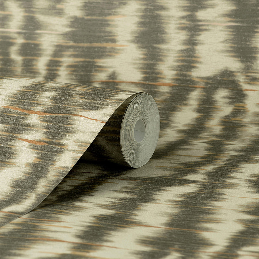 hartmann-brown-stripe-texture-wallpaper-york-wallcoverings-pk333443 - York Wallcoverings Wallpaper