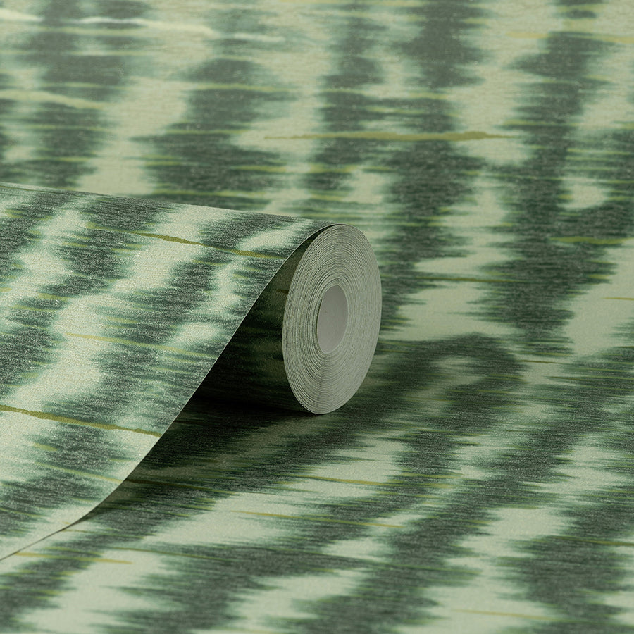 hartmann-green-stripe-texture-wallpaper-york-wallcoverings-pk333445 - York Wallcoverings Wallpaper
