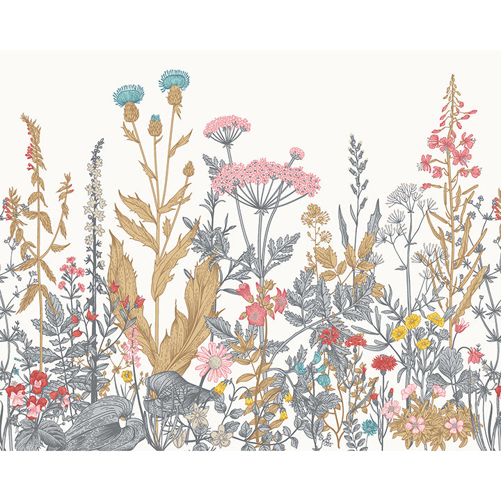 botanical-fleur-wall-mural-york-wallcoverings-mur109m - York Wallcoverings Wallpaper