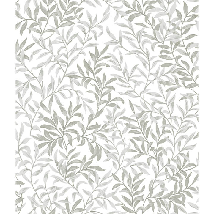 sea-salt-grey-terrace-vines-peel-and-stick-wallpaper-york-wallcoverings-nus6099 - York Wallcoverings Wallpaper