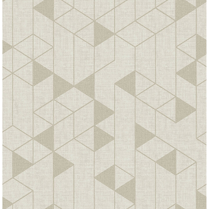 fairbank-champagne-linen-geometric-wallpaper-york-wallcoverings-4034-26770 - York Wallpaper Wallpaper