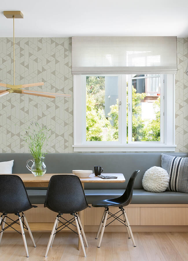 fairbank-champagne-linen-geometric-wallpaper-york-wallcoverings-4034-26770 - York Wallpaper Wallpaper