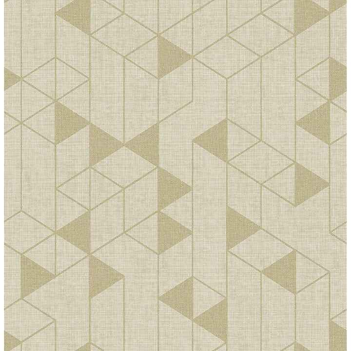 fairbank-gold-linen-geometric-wallpaper-york-wallcoverings-4034-26772 - York Wallcoverings Wallpaper