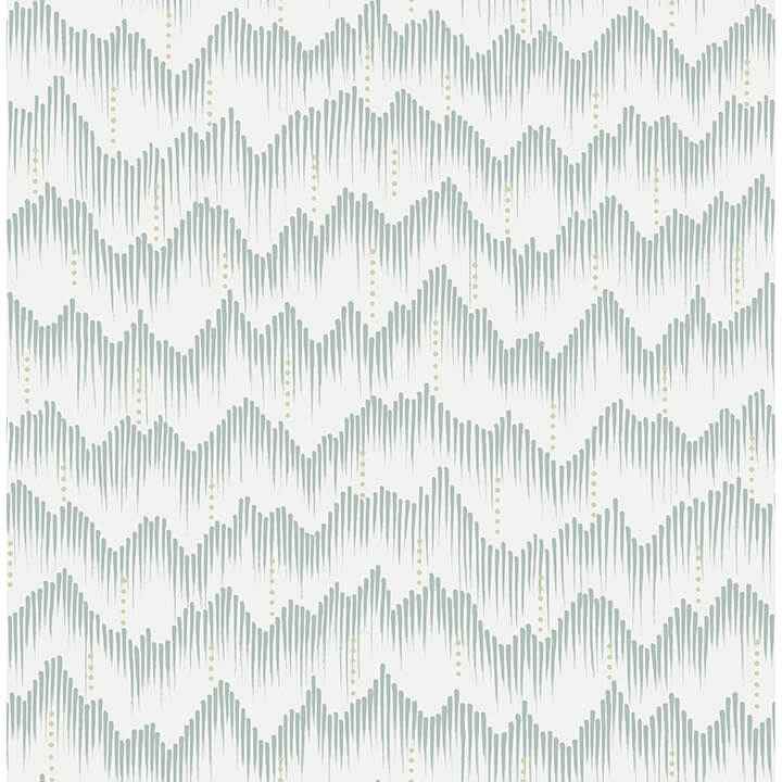 holmby-seafoam-brushstroke-zigzag-wallpaper-york-wallcoverings-4034-26776 - York Wallcoverings Wallpaper