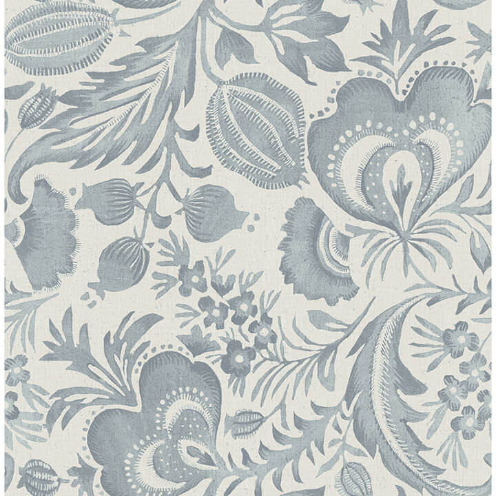 culver-slate-jacobean-wallpaper-york-wallcoverings-4034-26781 - York Wallpaper Wallpaper