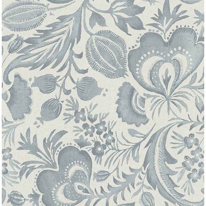 culver-slate-jacobean-wallpaper-york-wallcoverings-4034-26781 - York Wallcoverings Wallpaper