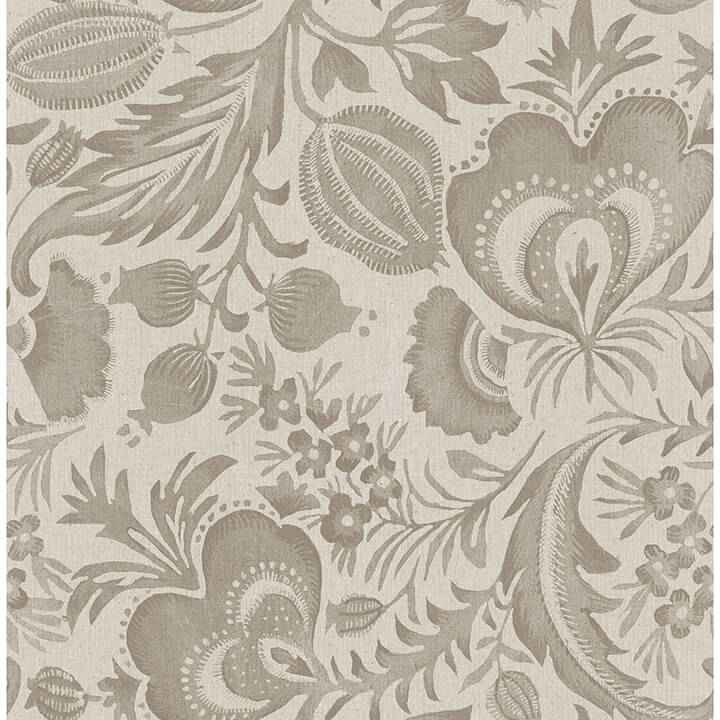 culver-light-brown-jacobean-wallpaper-york-wallcoverings-4034-26782 - York Wallcoverings Wallpaper