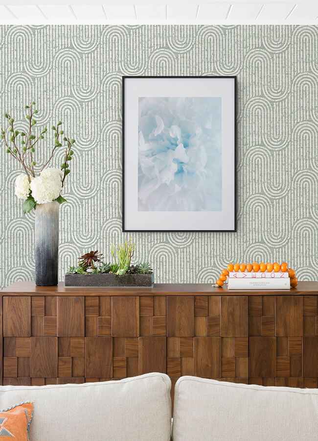 trippet-sage-zen-waves-wallpaper-york-wallcoverings-4034-26789 - York Wallcoverings Wallpaper
