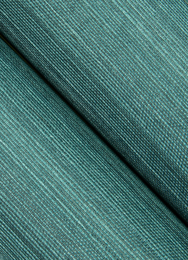 colcord-teal-sisal-grasscloth-wallpaper-york-wallcoverings-4034-72101 - York Wallpaper Wallpaper