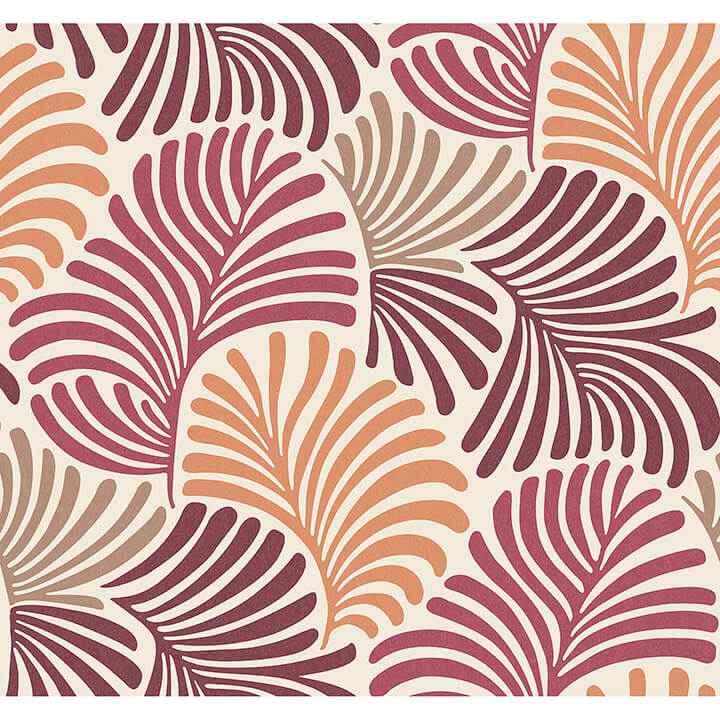 trousdale-raspberry-fanning-flora-wallpaper-york-wallcoverings-4034-72128 - York Wallcoverings Wallpaper