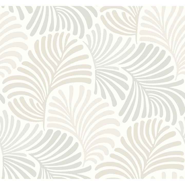 trousdale-neutral-fanning-flora-wallpaper-york-wallcoverings-4034-72129 - York Wallcoverings Wallpaper