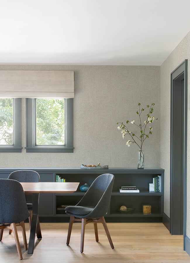 mortenson-light-grey-geometric-wallpaper-york-wallcoverings-4034-72141 - York Wallcoverings Wallpaper
