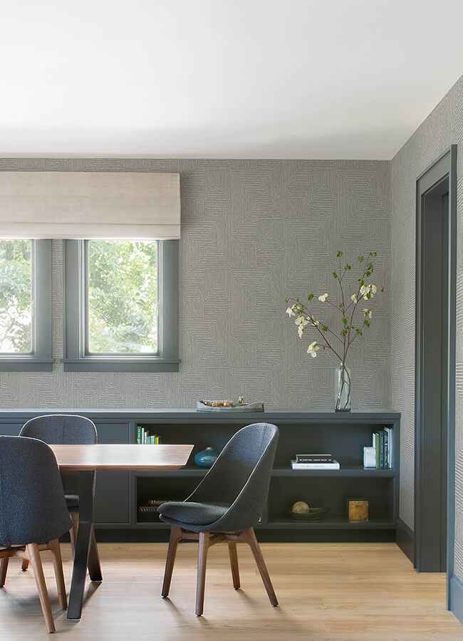 mortenson-dove-geometric-wallpaper-york-wallcoverings-4034-72143 - York Wallcoverings Wallpaper