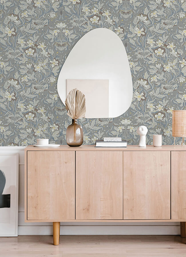lisa-stone-floral-damask-wallpaper-york-wallcoverings-4143-22018 - York Wallcoverings Papel pintado