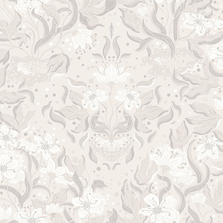 lisa-grey-floral-damask-wallpaper-york-wallcoverings-4143-22019 - York Wallcoverings Papel pintado