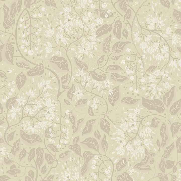Turi Wheat Twining Vines Wallpaper - York Wallcoverings - 4143-22022