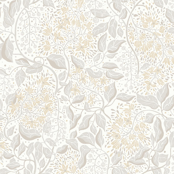 turi-khaki-twining-vines-wallpaper-york-wallcoverings-4143-22023 - York Wallcoverings Papel pintado