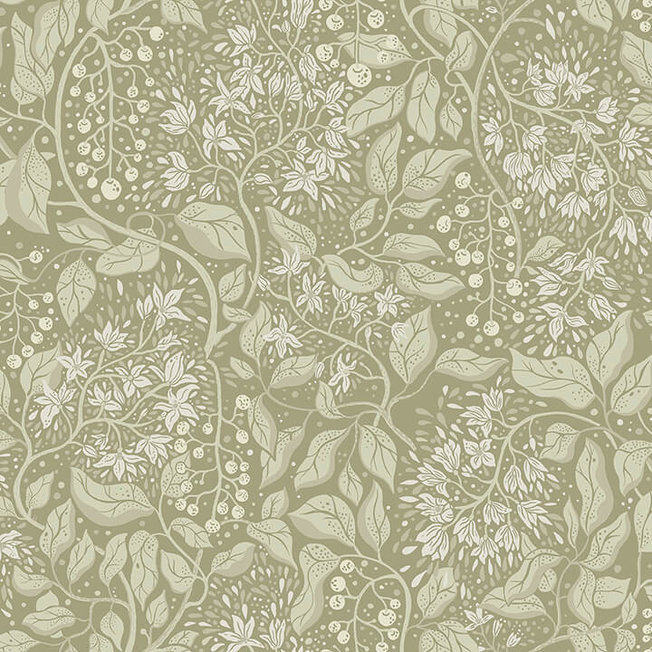turi-moss-twining-vines-wallpaper-york-wallcoverings-4143-22024 - York Wallcoverings Papel pintado