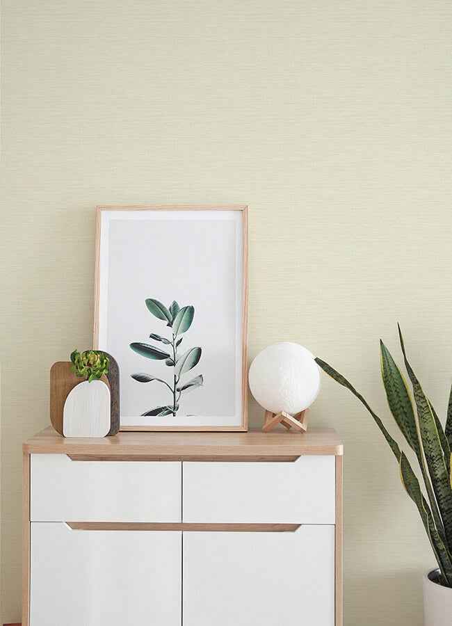 Agave Yellow Faux Grasscloth Wallpaper - York Wallcoverings - 4143-24280 - York Wallcoverings Wallpaper