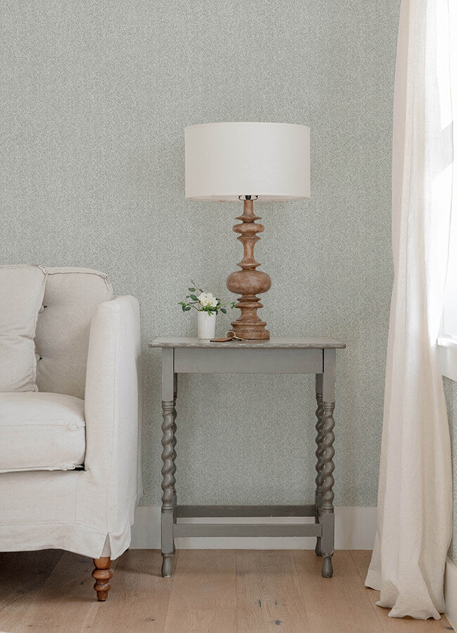 ashbee-light-grey-faux-fabric-wallpaper-york-wallcoverings-4143-26160 - York Wallcoverings Wallpaper