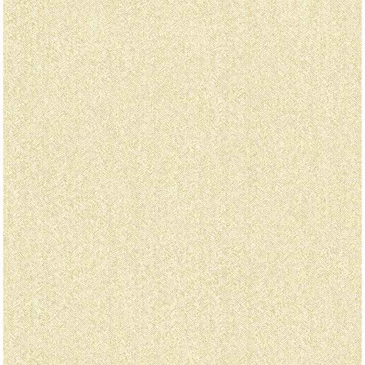 Ashbee Yellow Faux Fabric Wallpaper - York Wallcoverings - 4143-26162