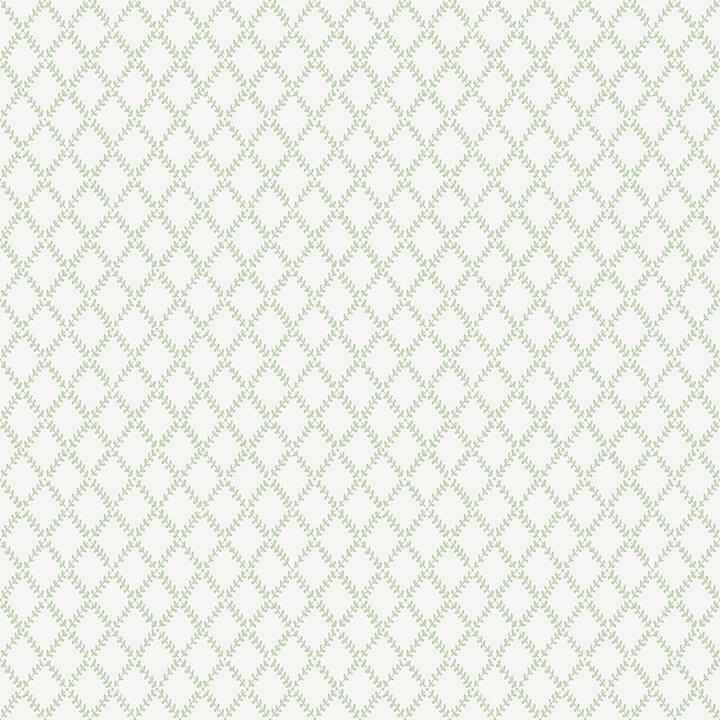 Trevor Sage Leaf Trellis Wallpaper - York Wallcoverings - 4143-34036 - York Wallcoverings Wallpaper