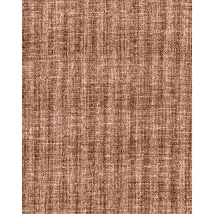 Broadwick Rust Faux Linen Wallpaper - York Wallcoverings - 4140-3720