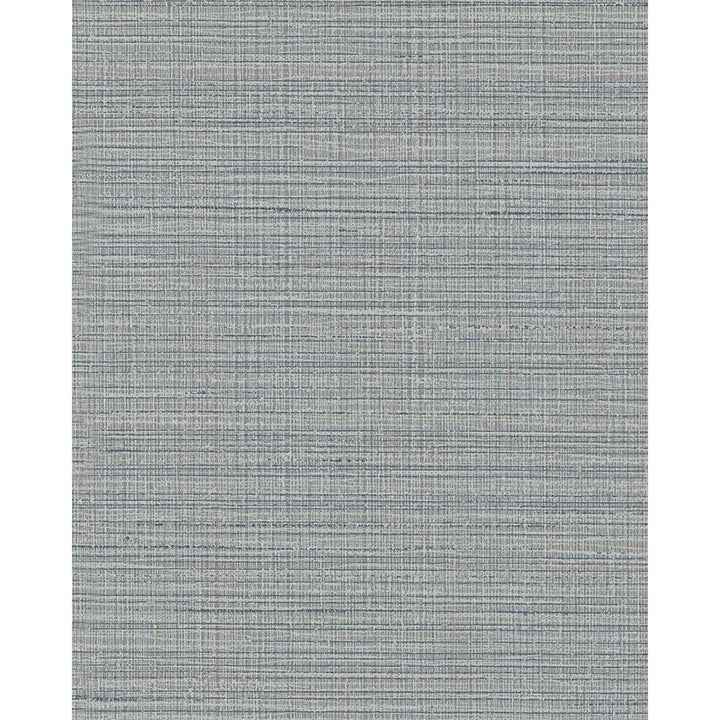 Premiere Blue Faux Linen Wallpaper - York Wallcoverings - 4140-3736