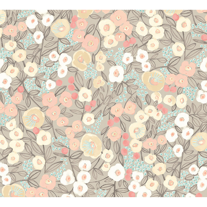 flora-ditsy-pastel-garden-wallpaper-york-wallcoverings-ghs50116w - York Wallcoverings Wallpaper