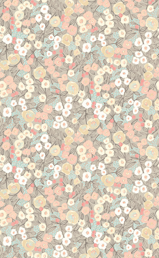 flora-ditsy-pastel-garden-wallpaper-york-wallcoverings-ghs50116w - York Wallcoverings Wallpaper