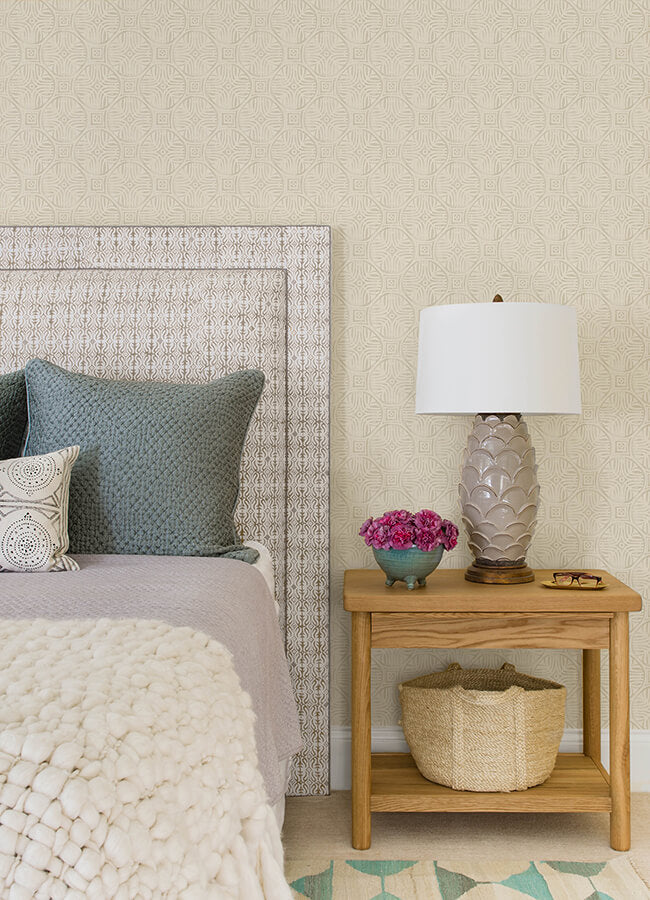 sandee-dove-medallion-wallpaper-york-wallcoverings-3125-72311 - York Wallcoverings Papel pintado