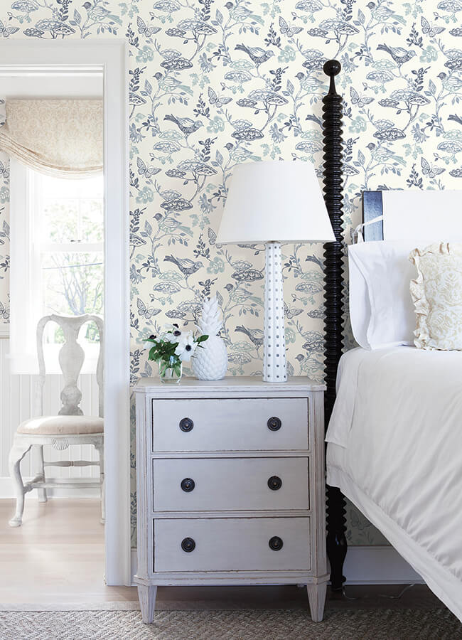 malmo-blue-trail-wallpaper-york-wallcoverings-3125-72316 - York Wallcoverings Wallpaper