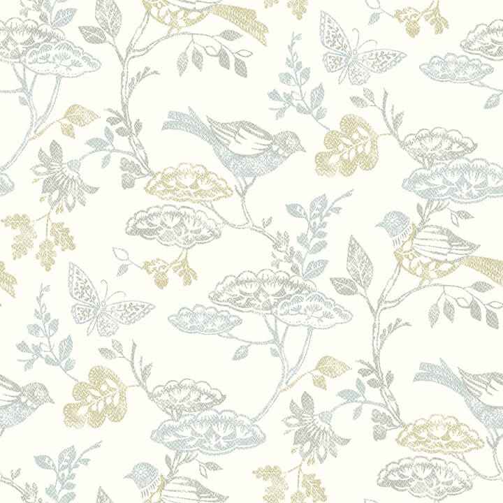 Malmo Multicolor Trail Wallpaper - York Wallcoverings - 3125-72318
