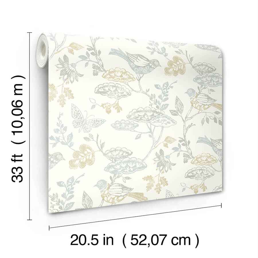 Malmo Multicolor Trail Wallpaper - York Wallcoverings - 3125-72318 - York Wallcoverings Wallpaper
