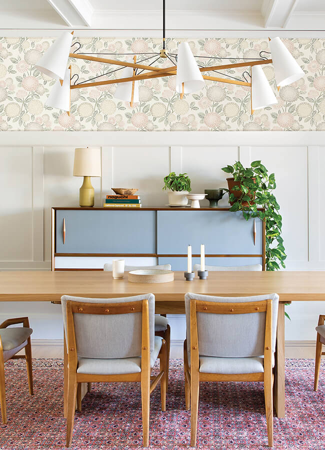 zalipie-blush-floral-trail-wallpaper-york-wallcoverings-3125-72329 - York Wallcoverings Papel pintado