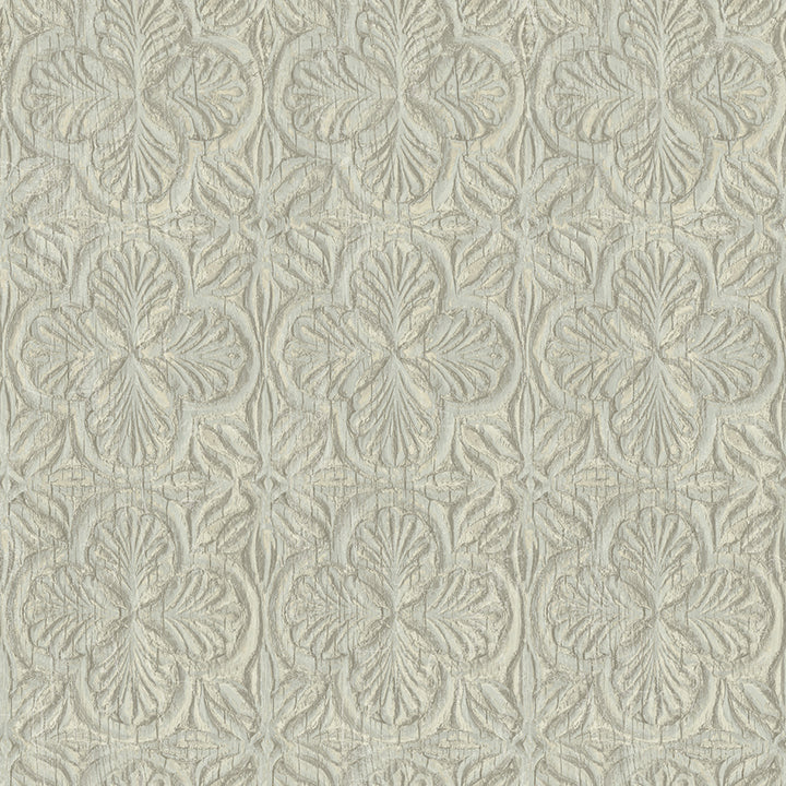 karachi-light-blue-wooden-damask-wallpaper-york-wallcoverings-3125-72332 - York Wallcoverings Papel pintado