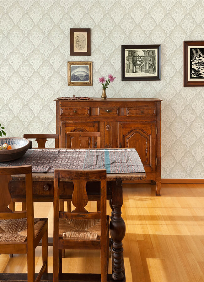 mimir-dove-quilted-damask-wallpaper-york-wallcoverings-3125-72339 - York Wallcoverings Papel pintado