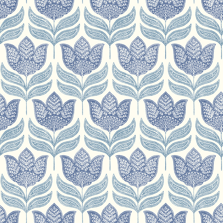 cathal-blue-tulip-block-print-wallpaper-york-wallcoverings-3125-72345