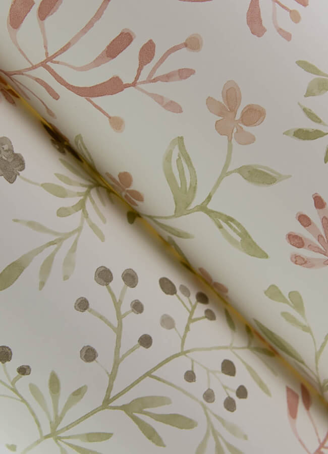 tarragon-blush-dainty-meadow-wallpaper-york-wallcoverings-3125-72355 - York Wallcoverings Papel pintado
