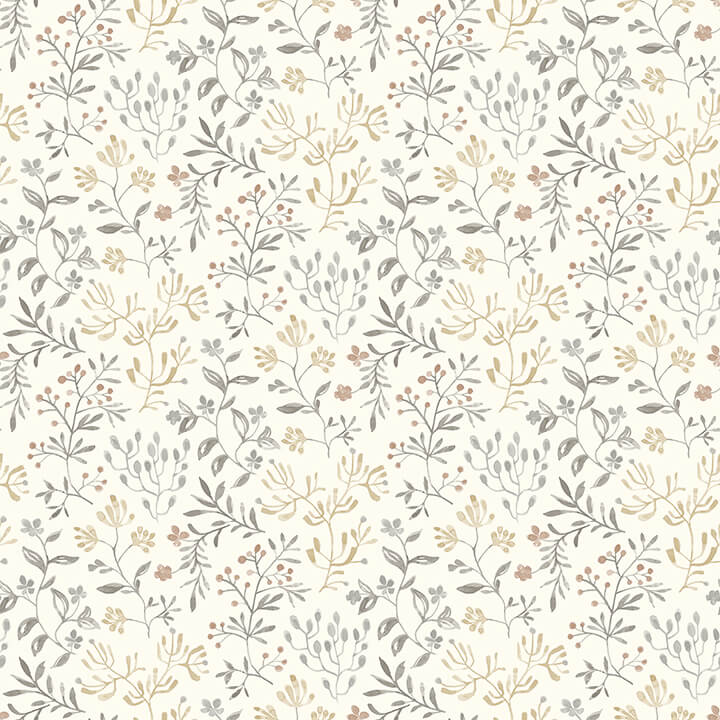 tarragon-grey-dainty-meadow-wallpaper-york-wallcoverings-3125-72356 - York Wallcoverings Papel pintado