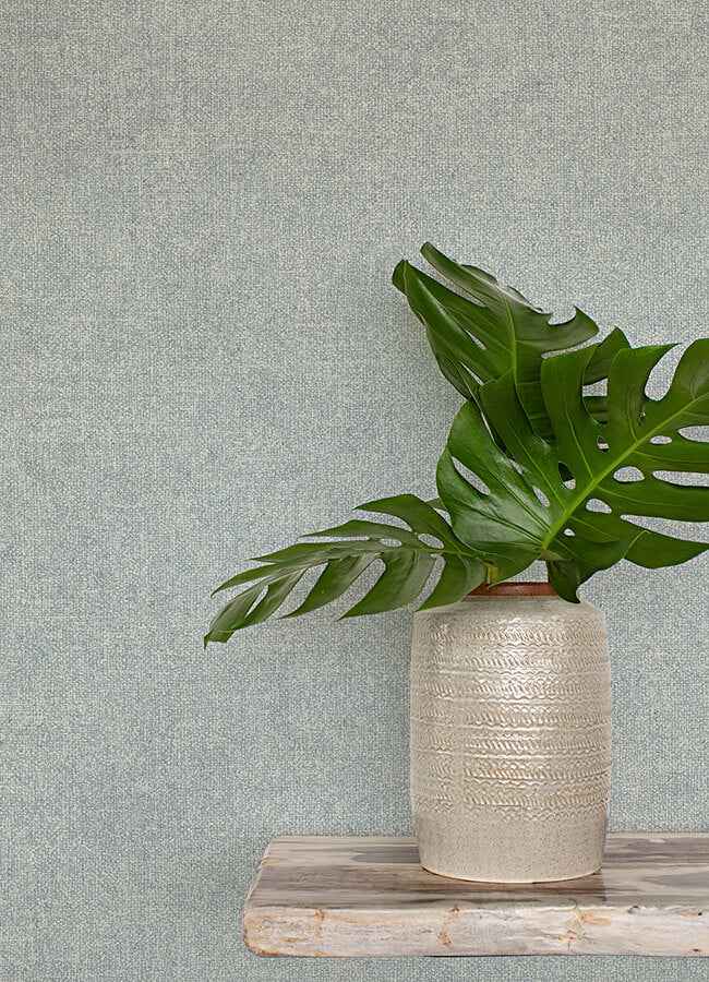 Homespun Denim Textured Wallpaper - York Wallcoverings - 3125-72357 - York Wallcoverings Wallpaper