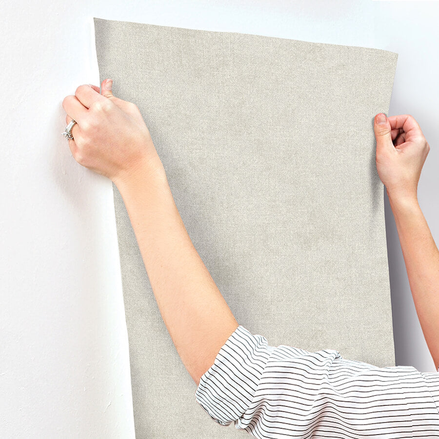 homespun-grey-textured-wallpaper-york-wallcoverings-3125-72360 - York Wallcoverings Papel pintado