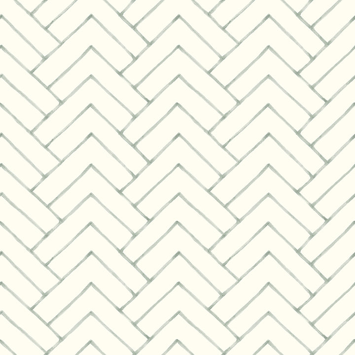 oswin-teal-tiered-herringbone-wallpaper-york-wallcoverings-3125-72362 - York Wallcoverings Papel pintado