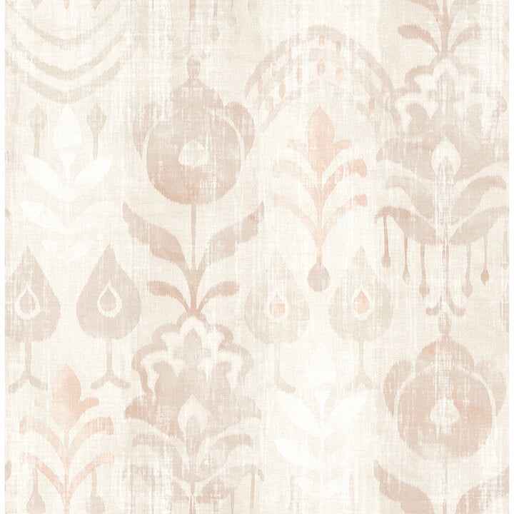 pavord-pink-floral-shibori-wallpaper-york-wallcoverings-4122-27014 - York Wallcoverings Wallpaper