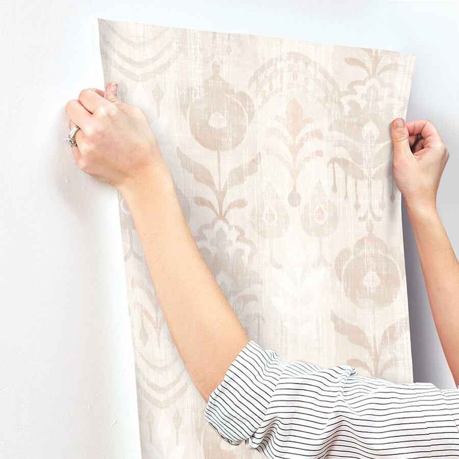 pavord-pink-floral-shibori-wallpaper-york-wallcoverings-4122-27014 - York Wallcoverings Wallpaper