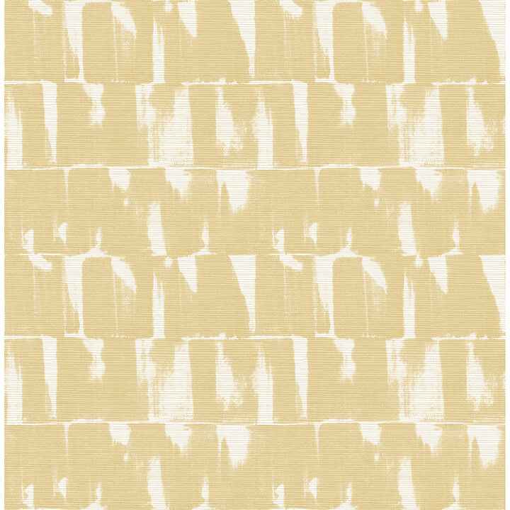 Bancroft Gold Artistic Stripe Wallpaper - York Wallcoverings - 4122-27021 - York Wallcoverings Wallpaper