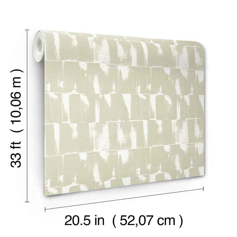 Bancroft Sage Artistic Stripe Wallpaper - York Wallcoverings - 4122-27023 - York Wallcoverings Wallpaper